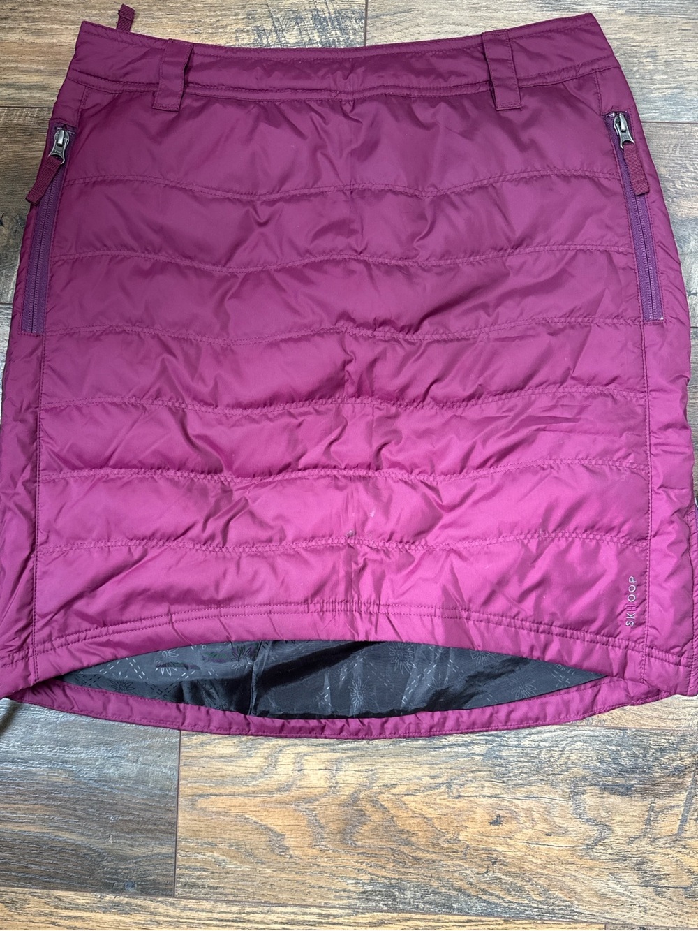 Insulated Women's Skirt in Deep Berry